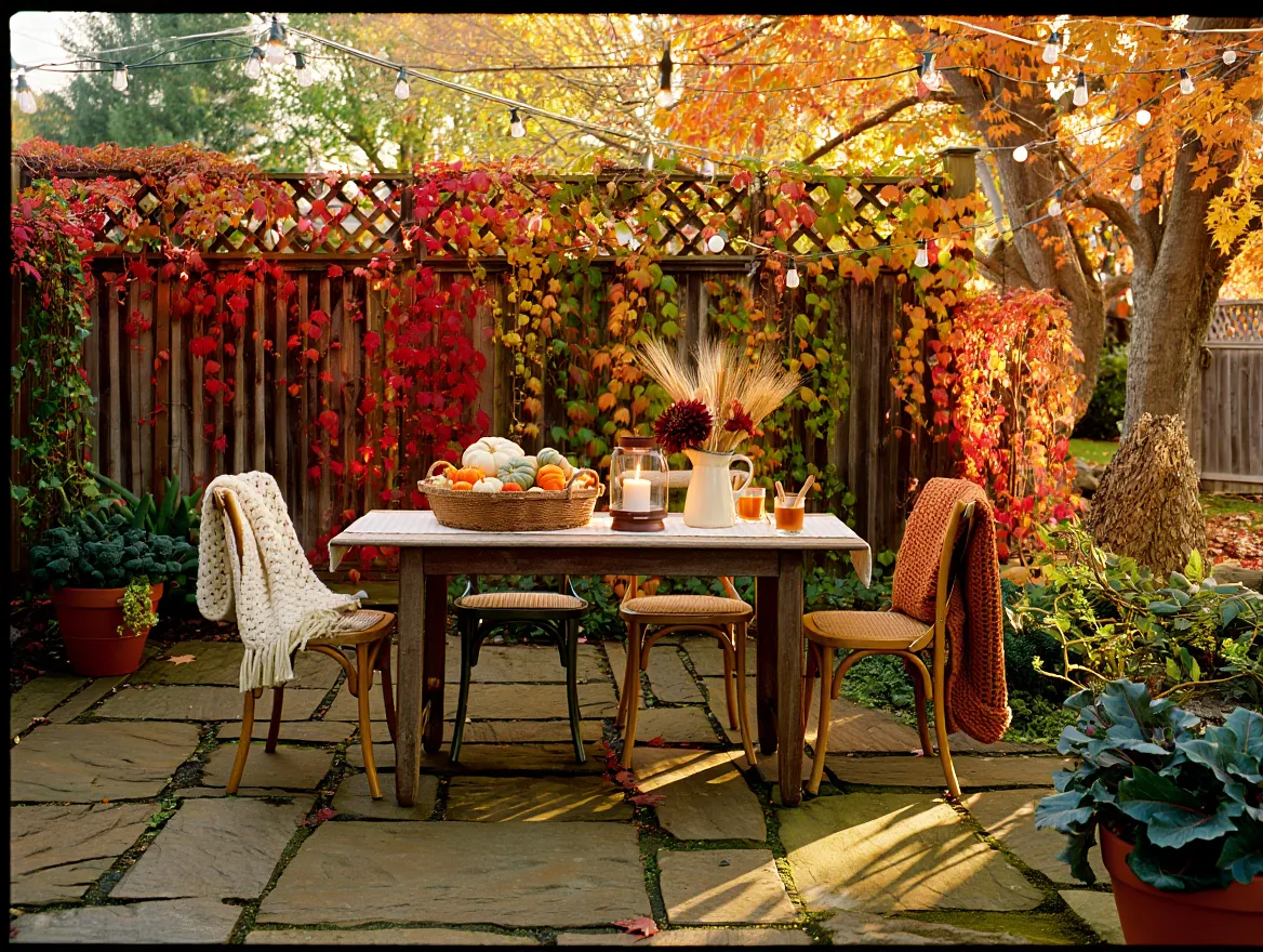 Seasonal patio setup